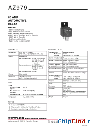 Datasheet AZ979-1A-24D manufacturer Zettler