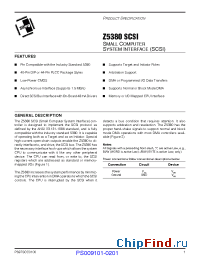 Datasheet Z5380SCSI manufacturer Zilog