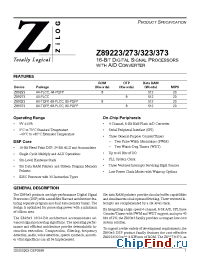 Datasheet Z89273-20 manufacturer Zilog