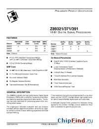 Datasheet Z89321 manufacturer Zilog