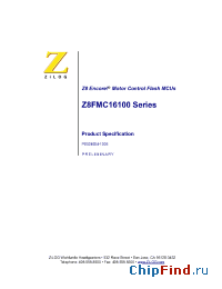 Datasheet Z8FMC161000ZEM manufacturer Zilog