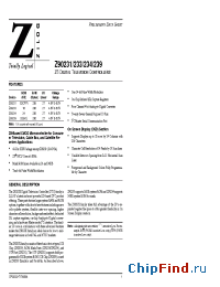 Datasheet Z9023106FSC manufacturer Zilog