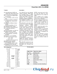 Datasheet U634H256D1K45 manufacturer ZMD