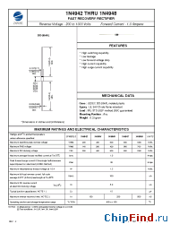 Datasheet 1N4942 manufacturer Zowie