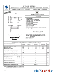 Datasheet BYD47Z-20 manufacturer Zowie