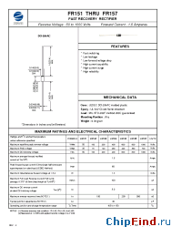 Datasheet FR151 manufacturer Zowie