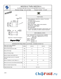 Datasheet MSCD014 manufacturer Zowie